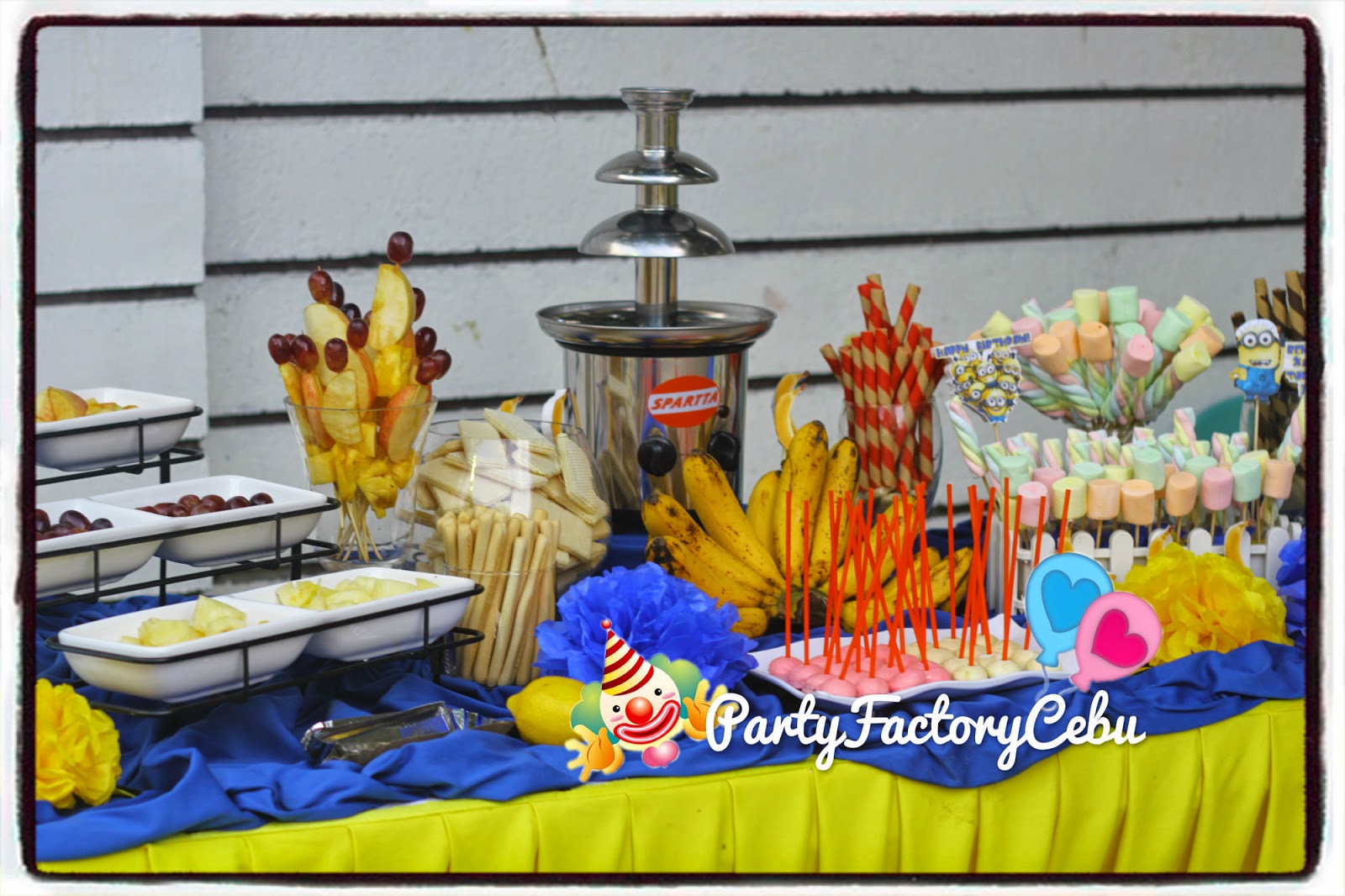 to PartyFactory Cebu CANDY BUFFET & CHOCOLATE FOUNTAIN DISPLAYS
