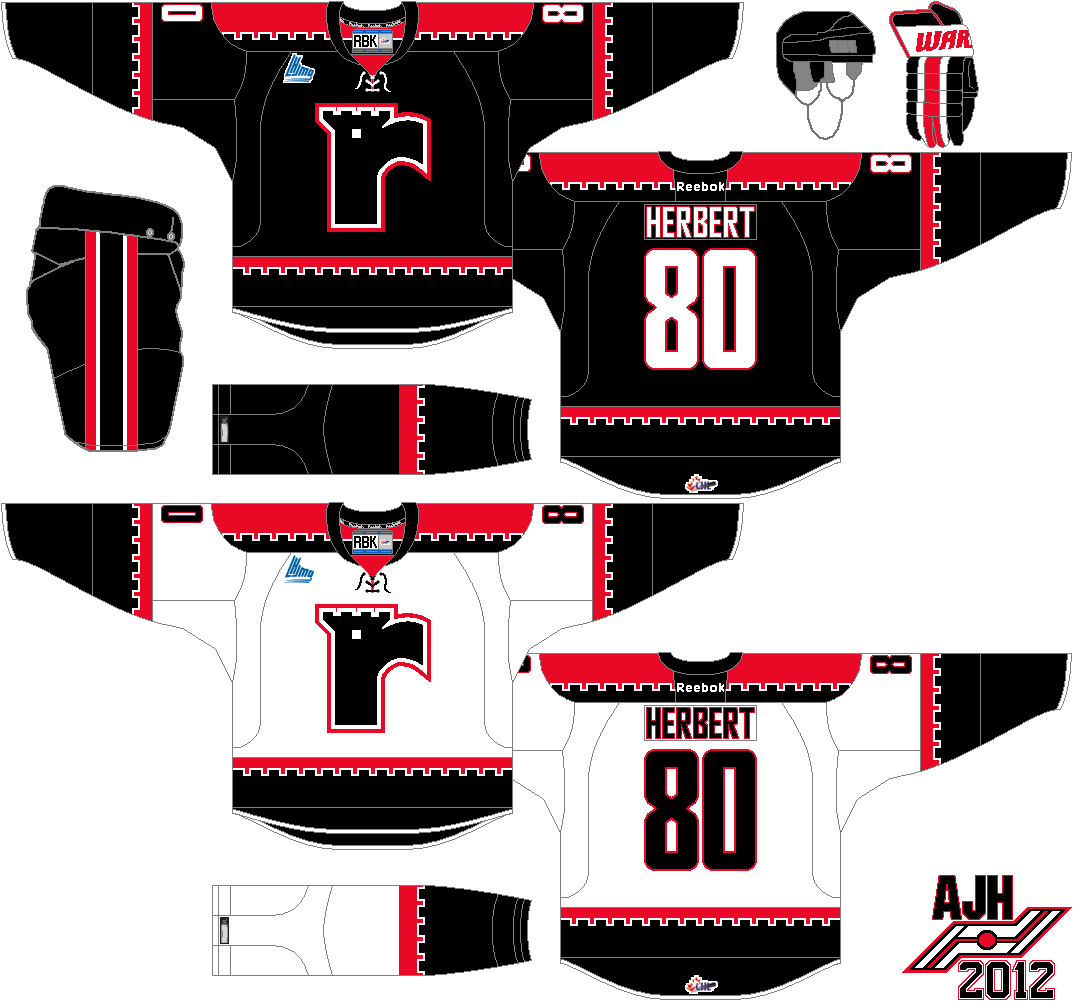 AJH Hockey Jersey Art Québec Remparts Concept