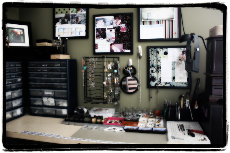 eNVe Designs: In the Studio :: a look at my work space