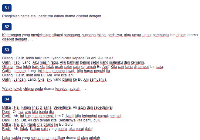 Contoh Soal Unsur Intrinsik Drama Contoh Soal Unsur Intrinsik Drama