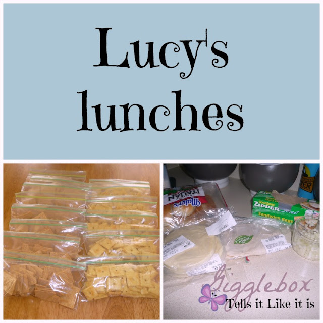 packing for a Myrtle Beach SC vacation, premaking lunches for a beach vacation,