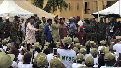 Davido Causes Commotion In NYSC Camp Ground