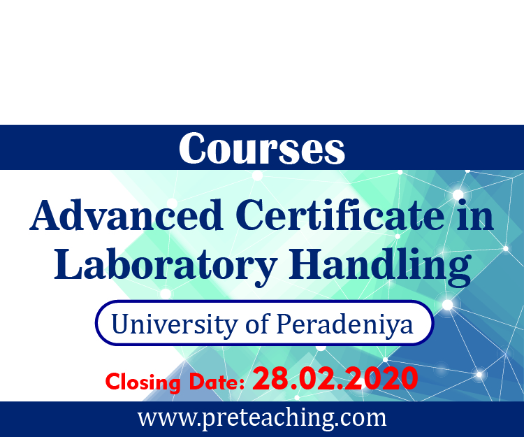 Advanced Certificate in Laboratory Handling