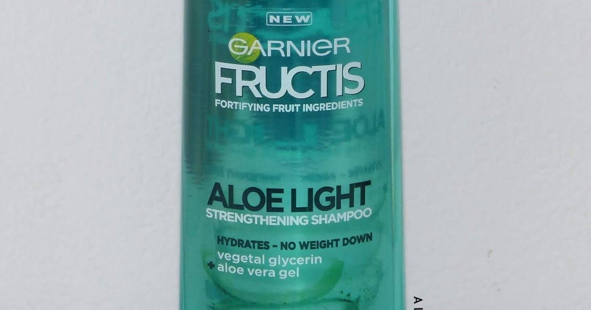 A little piece of me Garnier fructis Aloe light shampoo Review