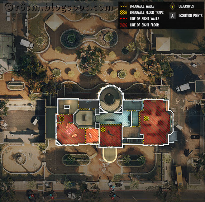 【2020最新】レインボーシックス シージ マップ(見取り図)一覧【R6S】 - Galnesoft