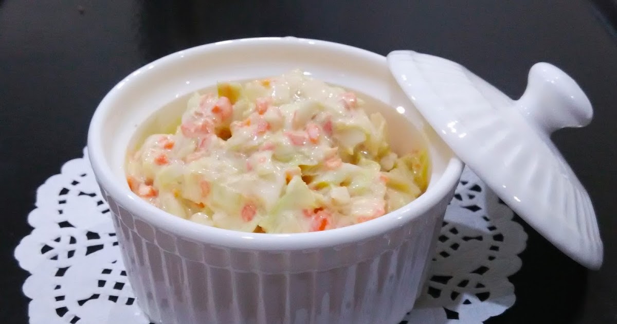 COLD COLESLAW WITH ROASTED SESAME SEED MAYO