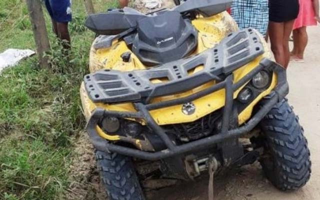 Empresário morre e esposa fica ferida em acidente com quadriciclo em Feira de Santana