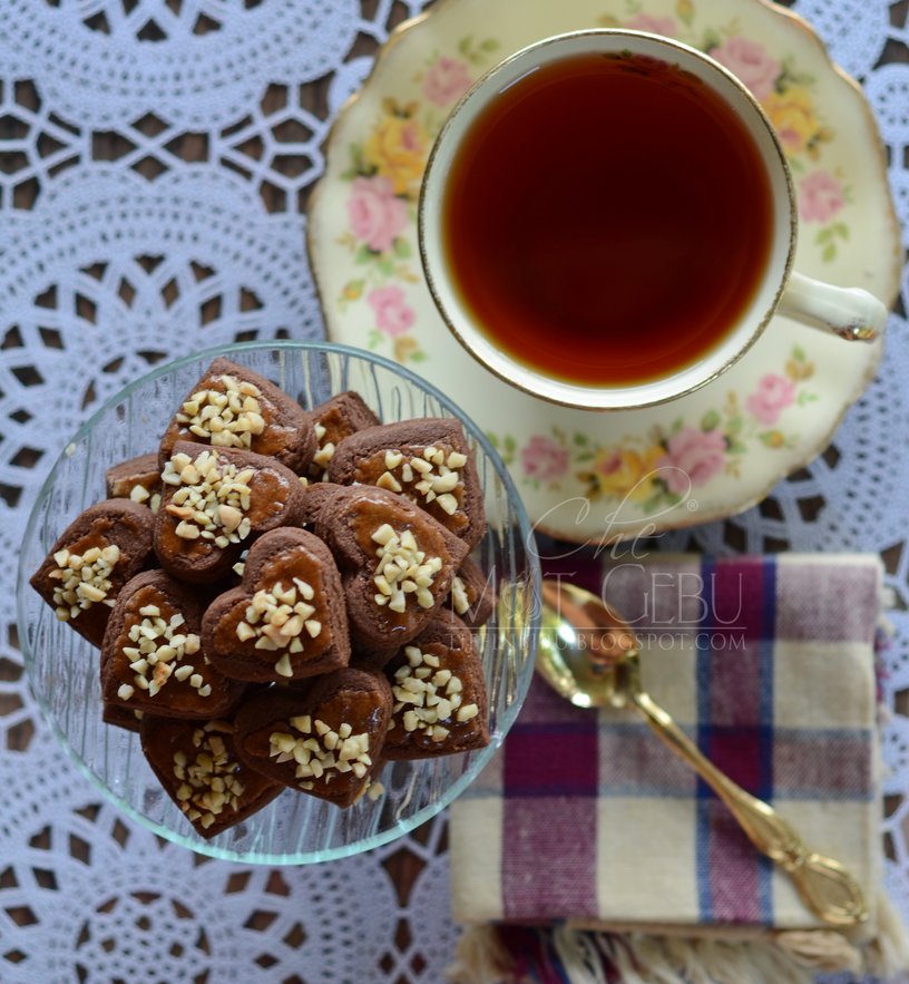Resipi Biskut Shortbread Coklat