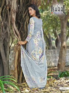 Ishaal Print Gulmohar Vol 13 Pure Lawn Collection in Wholesale Rate  