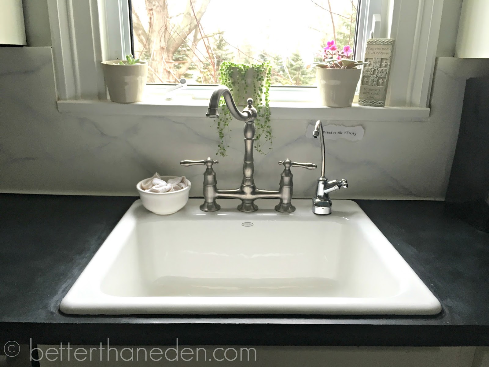 A Faux Soapstone Painted Countertop Mary Haseltine