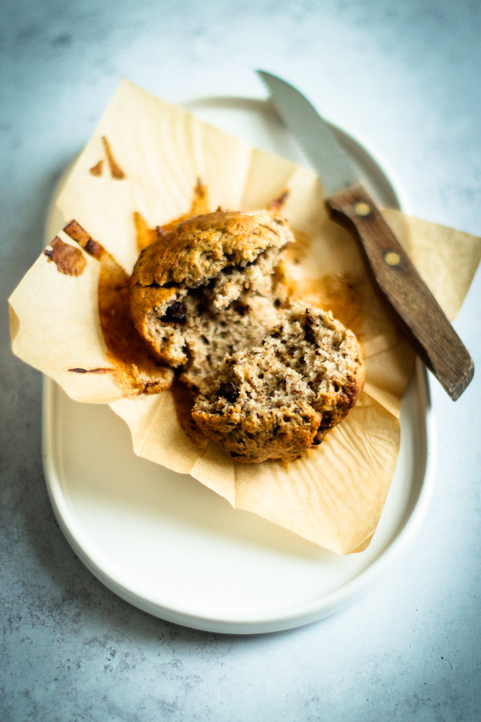 Die Glücklichmacherei: Was fürs Frühstück 〖Bananen-Chai-Muffins mit ...