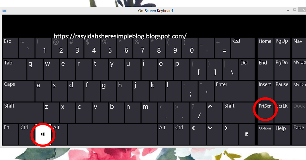 rasyidasheresimpleblog Cara screenshot(printscreen) menggunakan laptop