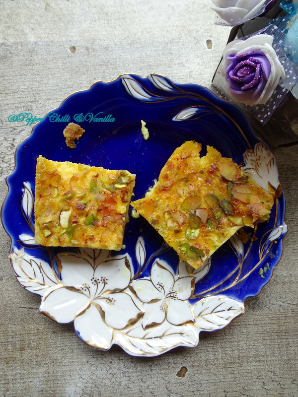 Shahi Egg Pudding/Saffron Egg Pudding Pepper, Chilli and Vanilla