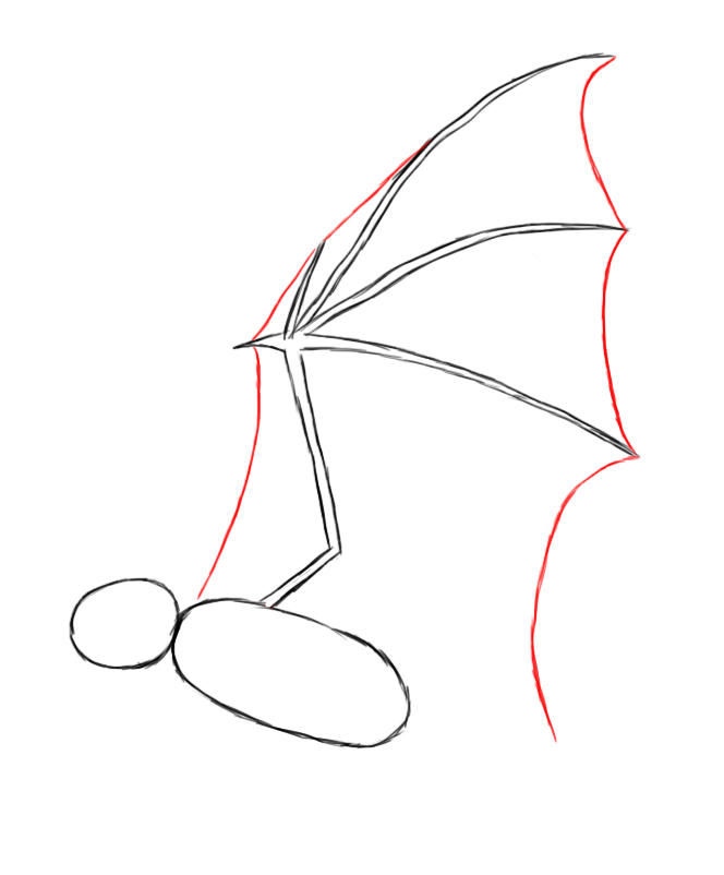 How To Draw A Bat Central How To Draw A Bat Central