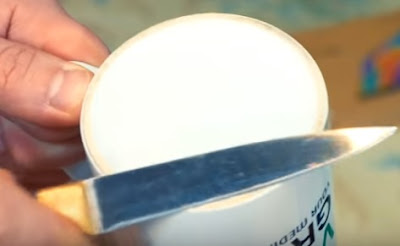 Sharpen a knife using Ceramic cup - Life hack