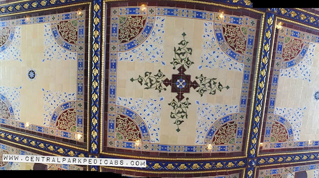 ARCHITECTURAL TILES, GLASS AND ORNAMENTATION IN NEW YORK: The Heart of the  Park: Bethesda Terrace and its suspended Minton Tile ceiling