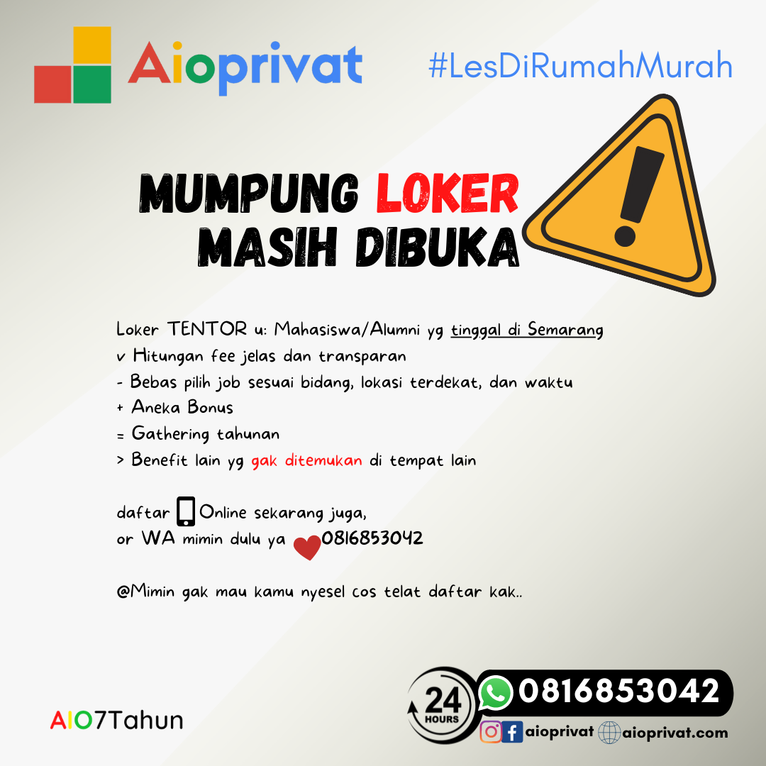 Loker Mahasiswa Semarang