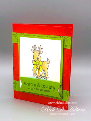 Watercolor pencil tips and tricks using the Warm & Toasty Stamp Set click to learn more