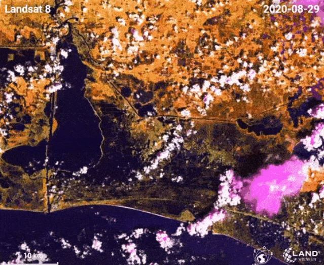 satellite imagery global warming environmental events climate change