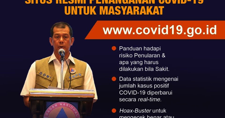 covid 19 go id : Situs Resmi Tanya Jawab Tentang Virus Corona di