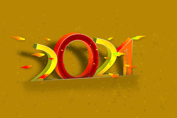 New year 2021 Wallpaper 8k