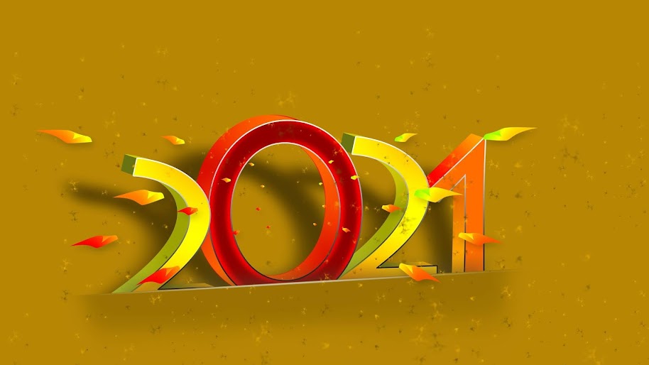 New year 2021 Wallpaper 8k