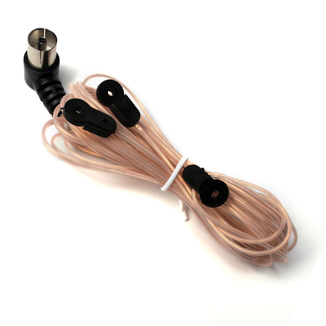 Dlenp Dipole Antenna Indoor Copper Aerial HD Radio T shape Male/ Female PAL Connector 75 OFM use for YAMAHA AM/FM
