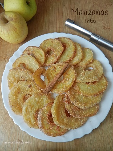 Manzanas fritas