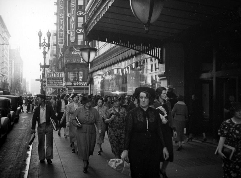 los angeles street scenes 1930s