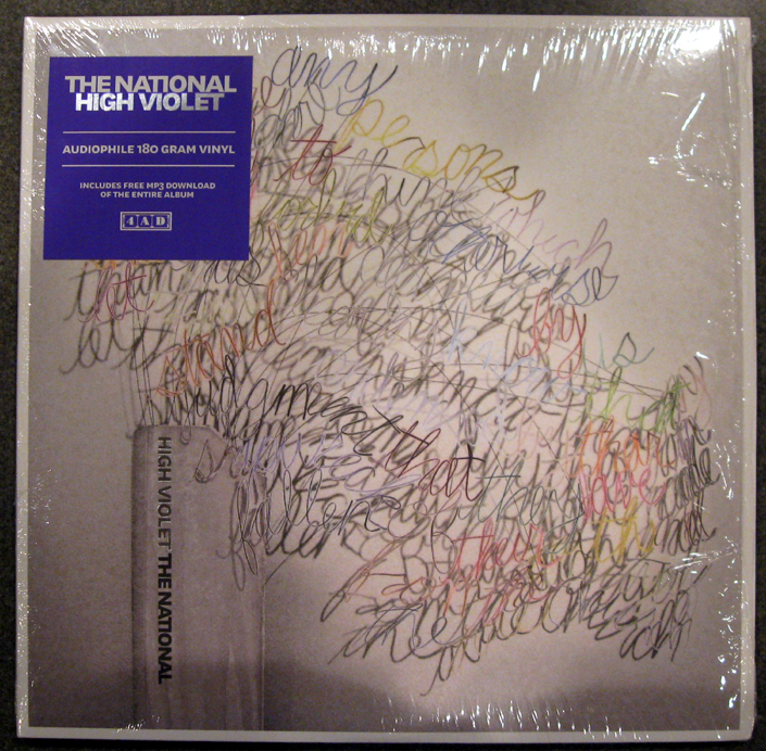 unboxing vinyl The National High Violet