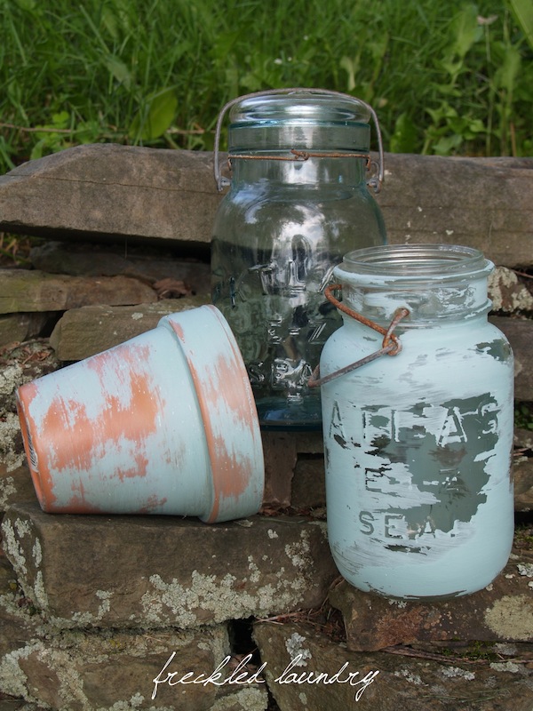 Embellish & Restore Clay Pots & Mason Jars