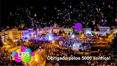 Largada de Balões luminosos na Noite Branca de Braga