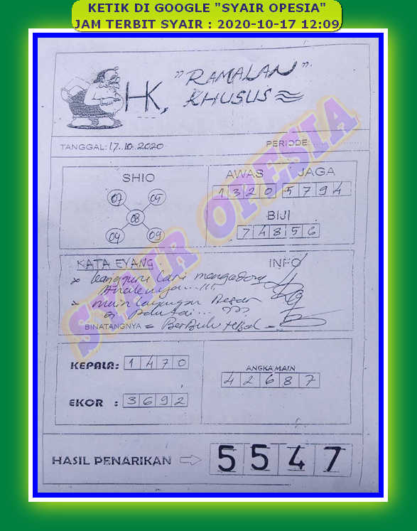 1 New Message Kode Syair Hongkong 17 Oktober 2020 Forum Syair Togel Hongkong Singapura Sydney 1 New Message Kode Syair Hongkong 17 Oktober 2020 Forum Syair Togel Hongkong Singapura Sydney
