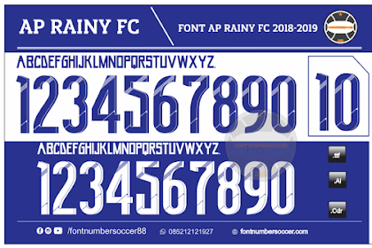 Font AP Rainy FC 2018-2019