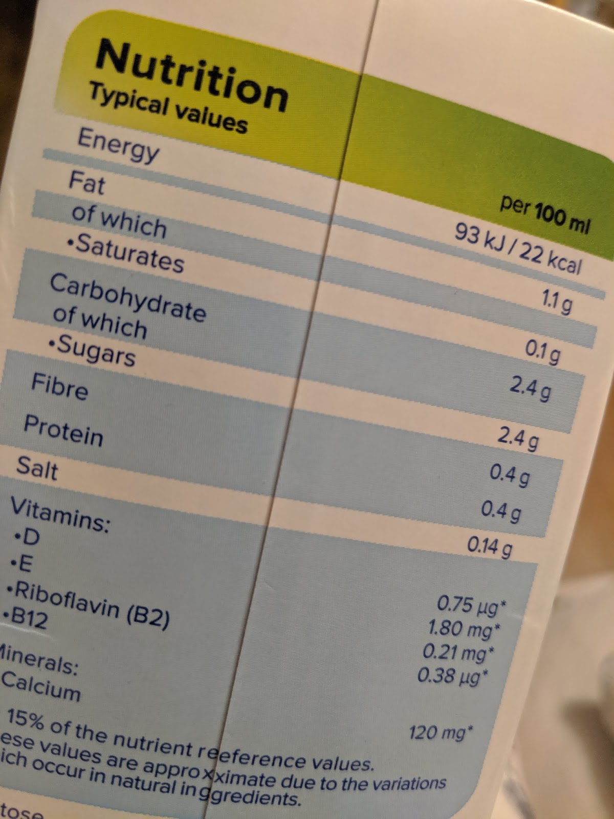 Almond milk review alpro soya