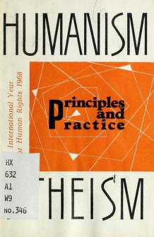 Humanism, atheism: principles and practice