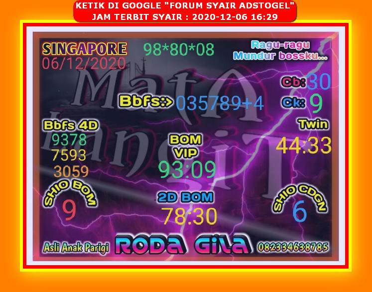Kode Syair Singapore 6 Desember 2020 Forum Syair Togel Hongkong Singapura Sydney Kode Syair Singapore 6 Desember 2020 Forum Syair Togel Hongkong Singapura Sydney