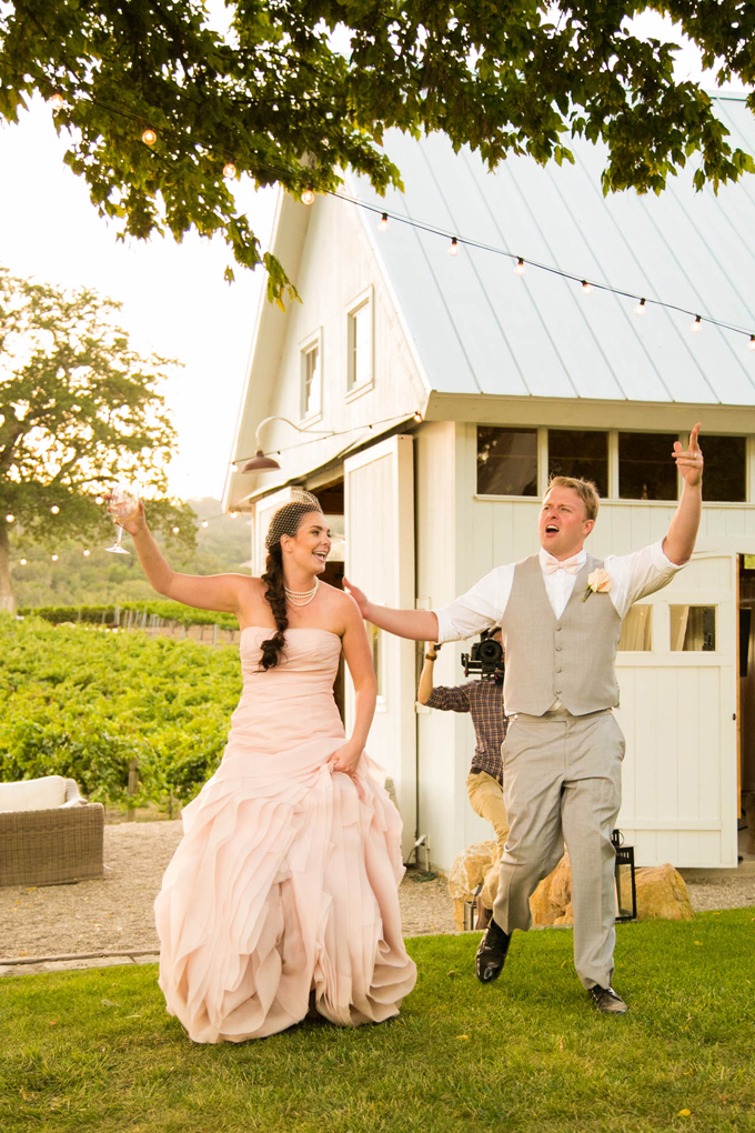 Intimate Outdoor Vineyard Wedding