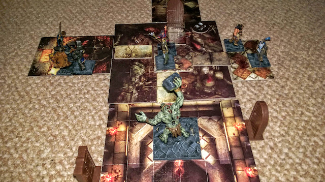 A report from Dungeon Saga, Dwarf King's Quest - Mission 6: Turned Around using Solo Play rules.