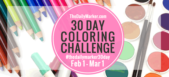 DIY Paper Crafts: 30 Day Coloring Challenge