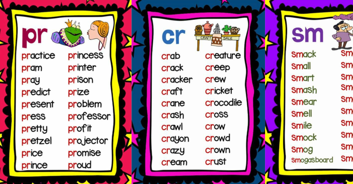 Consonant Blend - Letter