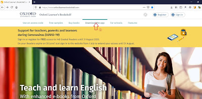 Oxford Learner's Bookshelf のホームページ