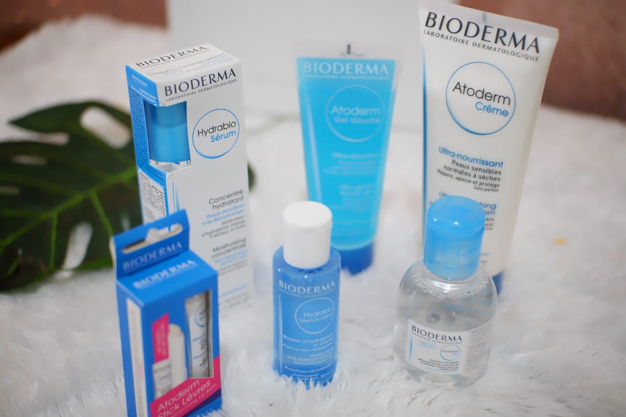 Bioderma Blue Care Package Cleansing, Hydrating, and Moisturizing