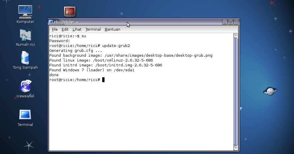 Programm Komputer Cara Menampilkan Boot Loader Grub Linux Debian Programm komputer cara menampilkan boot loader grub linux debian