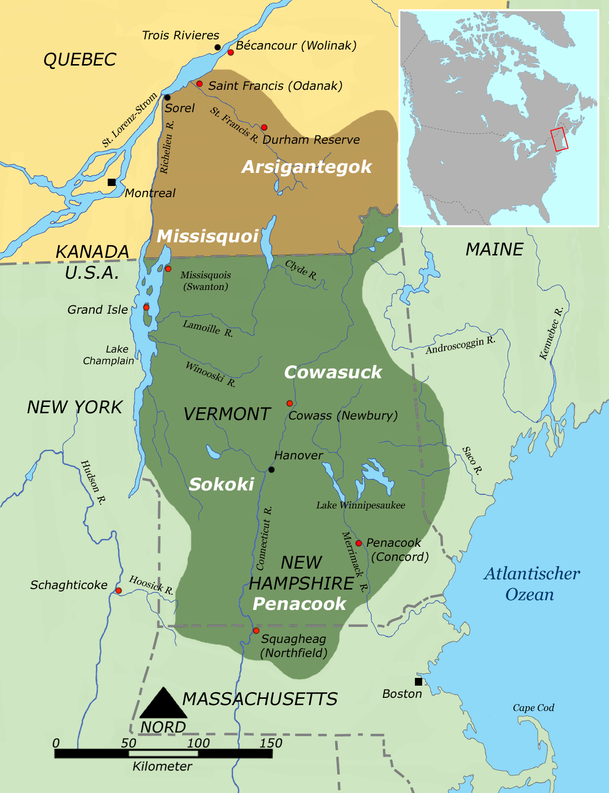 Infographics, Maps, Music and More Native American Territory Vermont