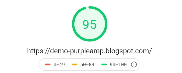 (Premium) Purple AMP Blogger Template Themes Purple AMP Responsive Personal Blog Magazine Blogger Template Theme