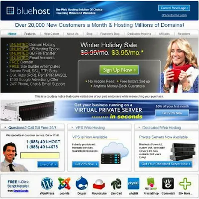 Alojamiento Web – BlueHost Web Hosting