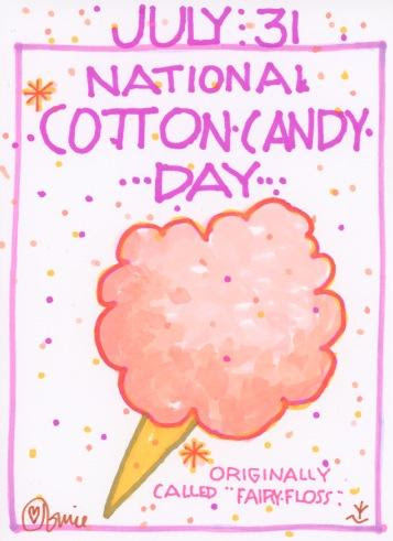 The Official Tomie Depaola Blog New Cotton Candy Day