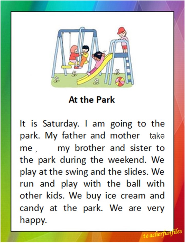 Teacher Fun Files: English Reading Passages 16