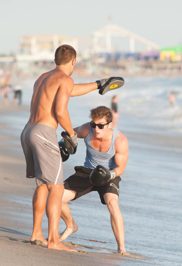 hot-shirtless-guys-fooling-around-beach
